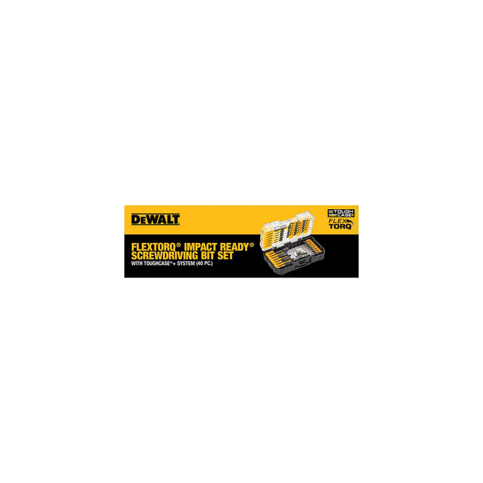 DeWalt 40 pc. FlexTorq® IMPACT READY® Bit Set w/ ToughCase®+ System