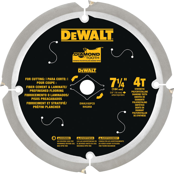 DeWalt 7-1/4" Laminate & Fiber Cement Saw Blade