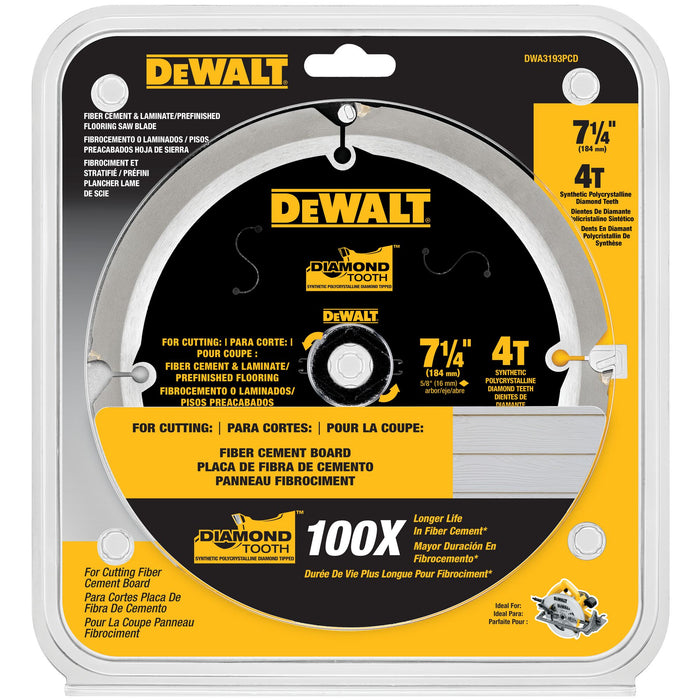 DeWalt 7-1/4" Laminate & Fiber Cement Saw Blade