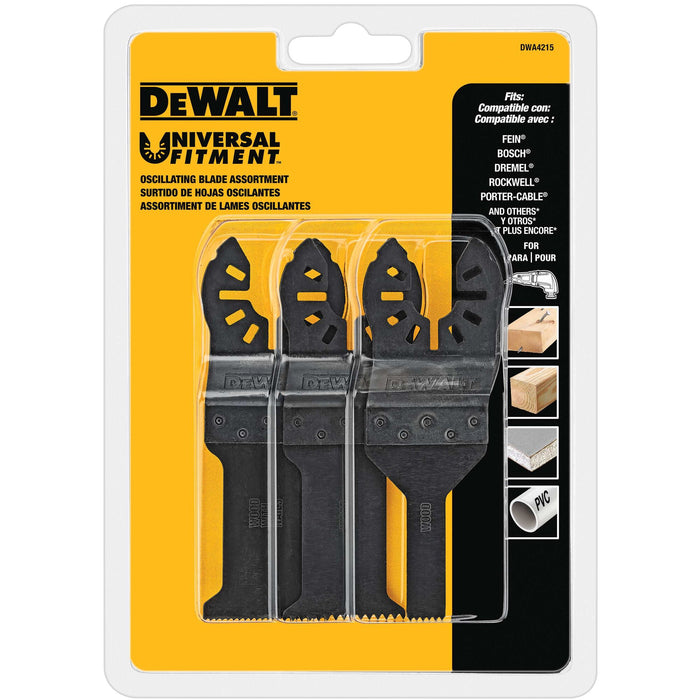 DeWalt 3 pc. Oscillating Blade Set