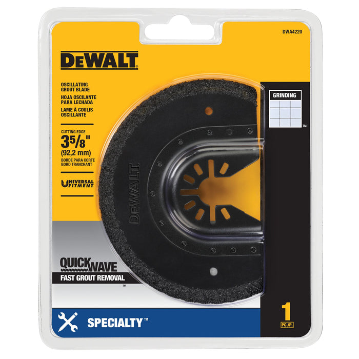 DeWalt Carbide Grout Removal Fast Cutting Oscillating Blade