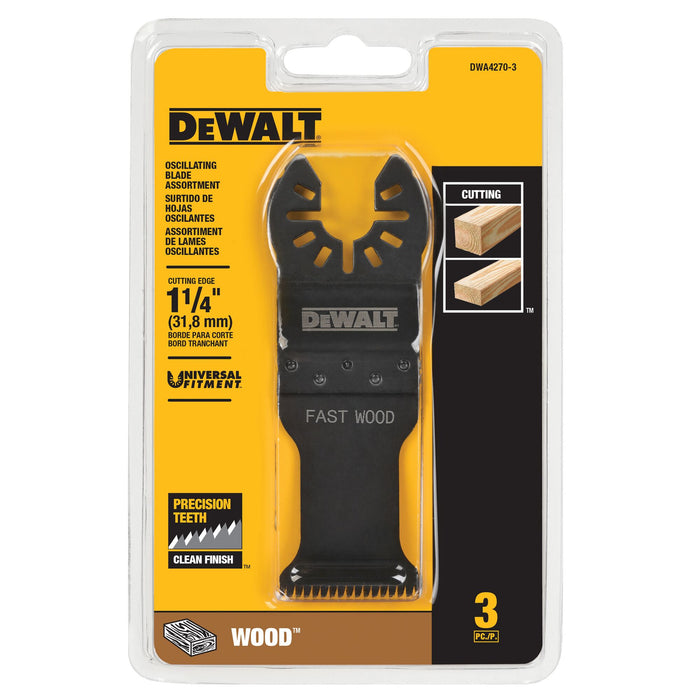 DeWalt 1-1/4" Precision Tooth Oscillating Blades