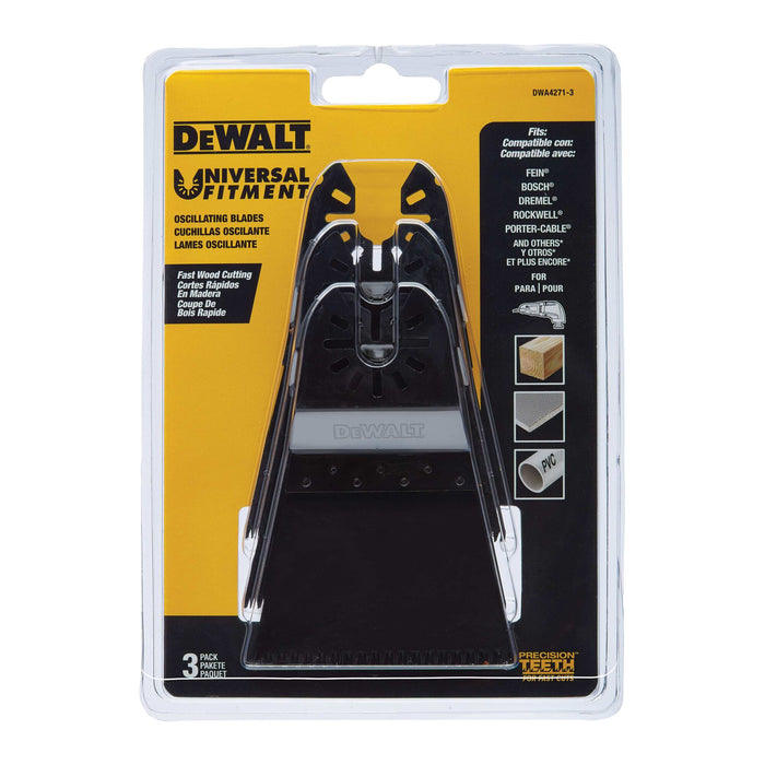 DeWalt 2-1/2" Precision Tooth Oscillating Blades