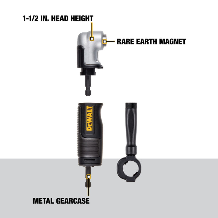 DeWalt FLEXTORQ® Modular Right Angle Attachment System