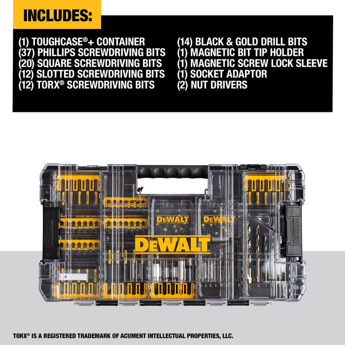 DeWalt FLEXTORQ® 100 pc. Impact Driver Bit Set