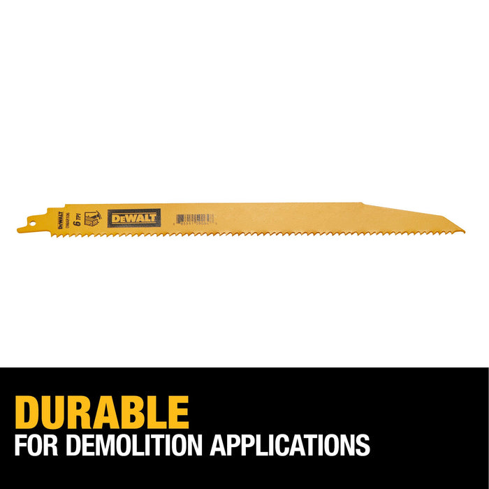 DeWalt Wood w/ Nails Reciprocating Saw Blades