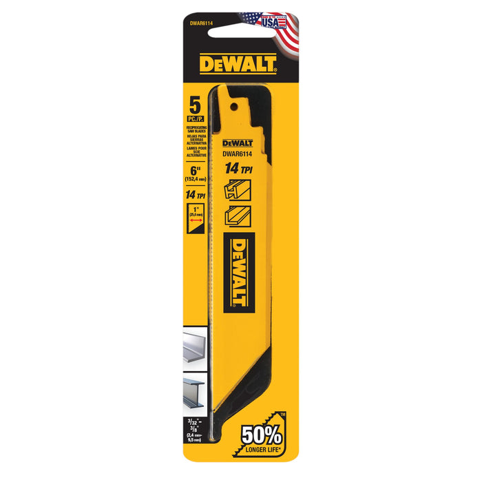 DeWalt Extreme Metal Reciprocating Saw Blades