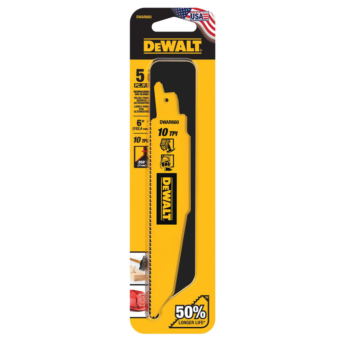 DeWalt General Purpose Demolition Reciprocating Saw Blades