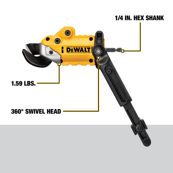 DeWalt 18 Guage IMPACT READY® Shear Attachment Accessory