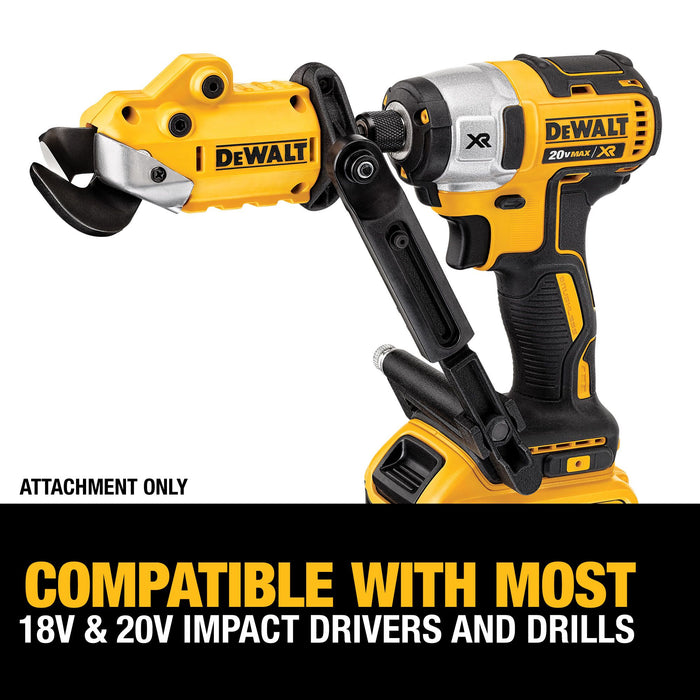 DeWalt 18 Guage IMPACT READY® Shear Attachment Accessory