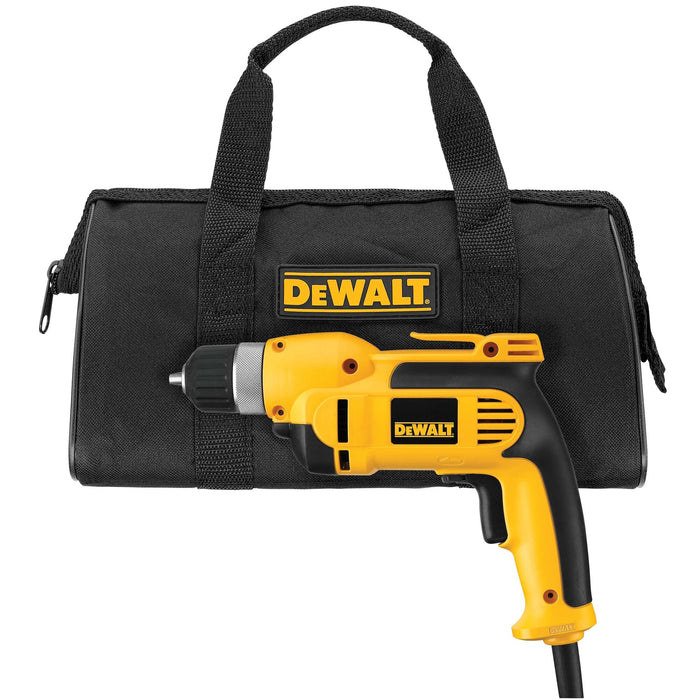 DeWalt VSR 3/8" (10mm) Pistol Grip Drill Kit w/ Keyless Chuck