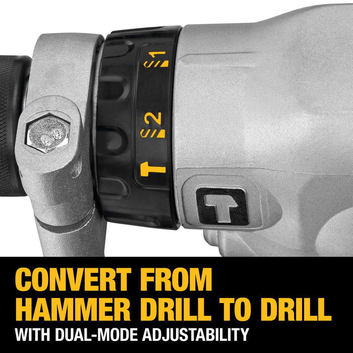 DeWalt VSR 1/2" 2-Speed Pistol Grip Hammer Drill Kit