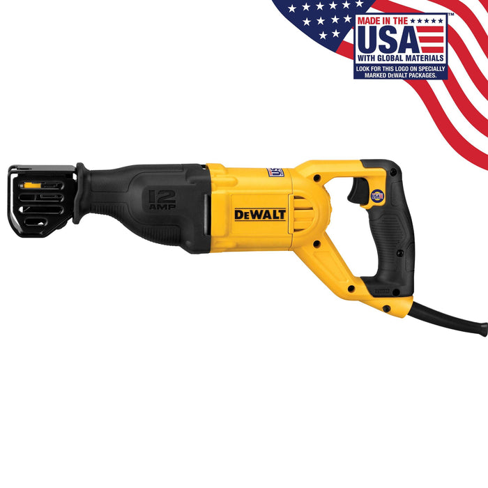 DeWalt 12A Corded Reciprocating Saw w/ 4-Directional Keyless Blade Clamp