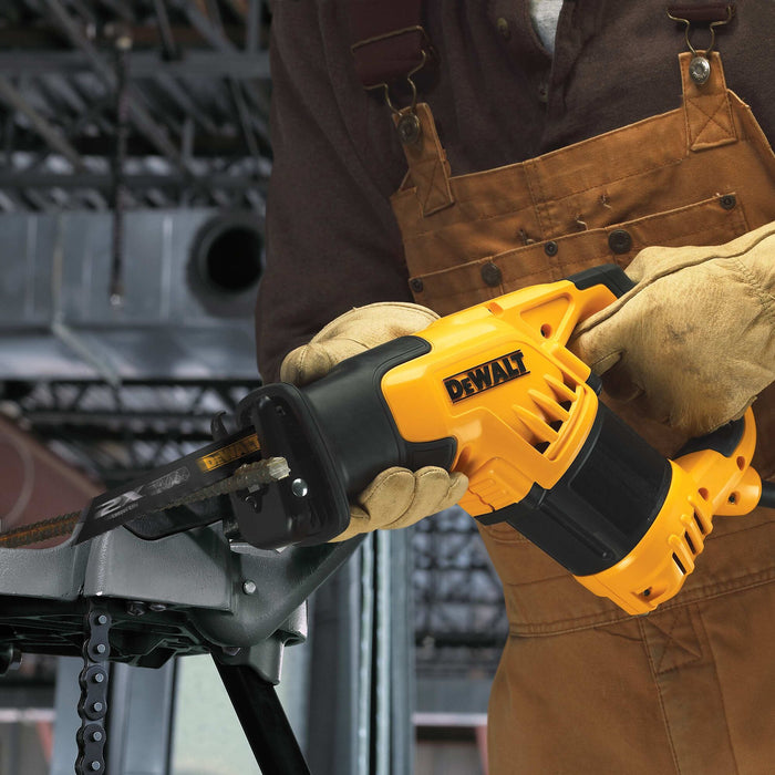 DeWalt 12A Corded Compact Reciprocating Saw w/ 4-Directional Keyless Blade Clamp