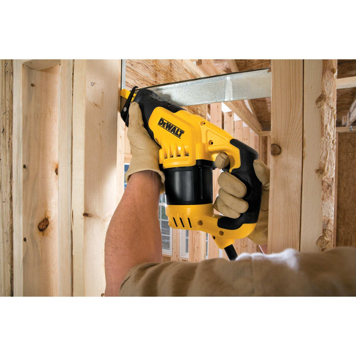 DeWalt 12A Corded Compact Reciprocating Saw w/ 4-Directional Keyless Blade Clamp