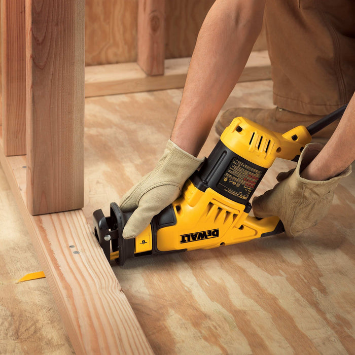 DeWalt 12A Corded Compact Reciprocating Saw w/ 4-Directional Keyless Blade Clamp