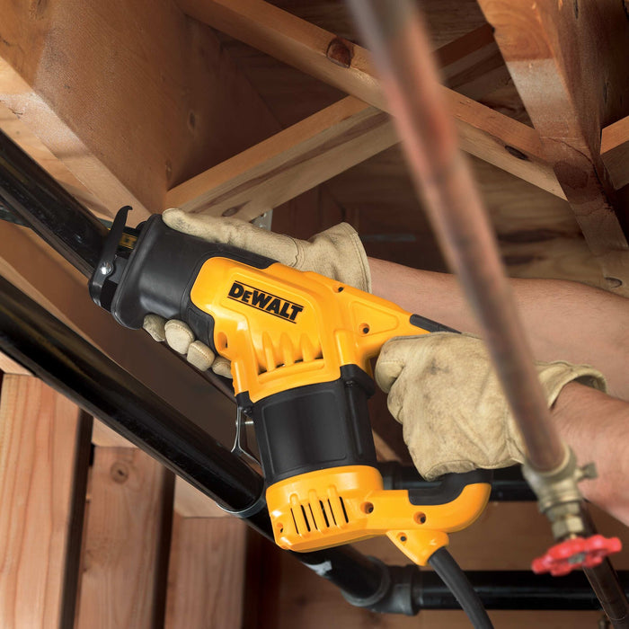 DeWalt 12A Corded Compact Reciprocating Saw w/ 4-Directional Keyless Blade Clamp