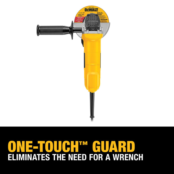 DeWalt 4-1/2" Small Angle Grinder w/ One-Touch™ Guard