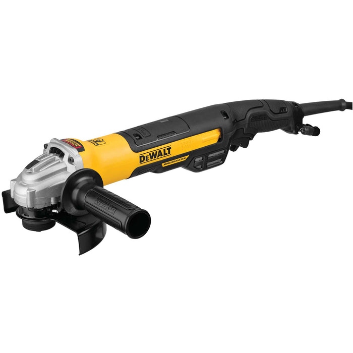 DeWalt 5"/6" Brushless Rat Tail Trigger Switch Angle Grinder w/ KICKBACK BREAK™ & No Lock-On