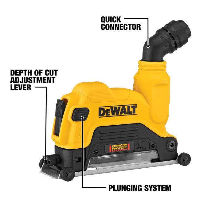 DeWalt 4-1/2"/5" Cutting Grinder Dust Shroud