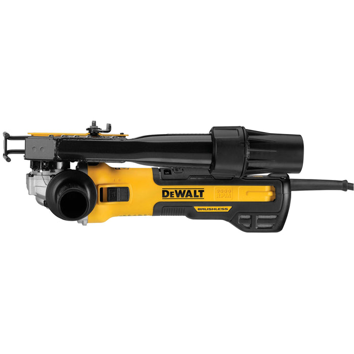 DeWalt 5" - 6" Brushless Corded Angle Grinder w/ Slide & Tuck Pointing Shroud Kit