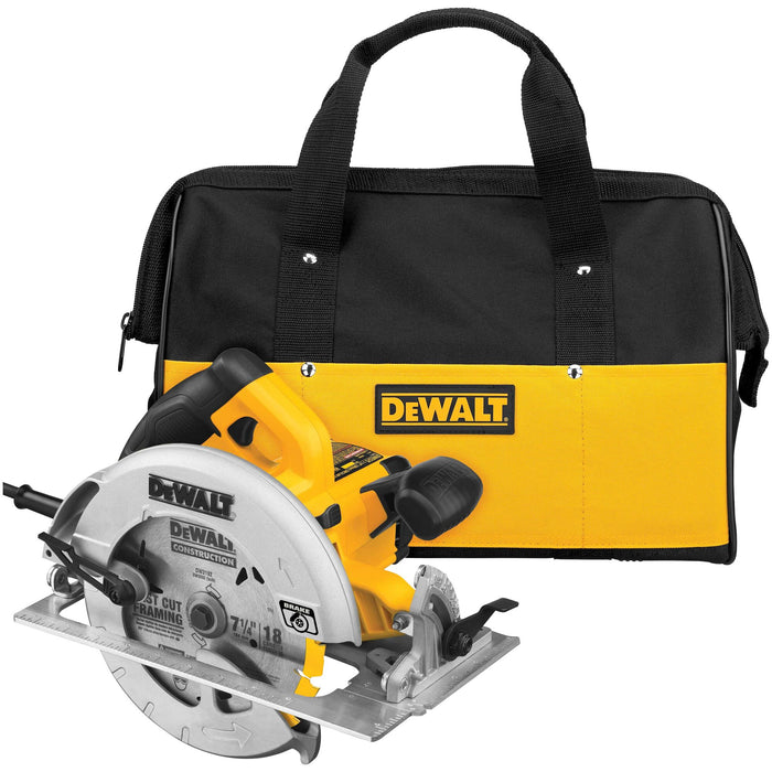 DeWalt 7-1/4" 15A Lightweight Circular Saw w/ Contractor Bag