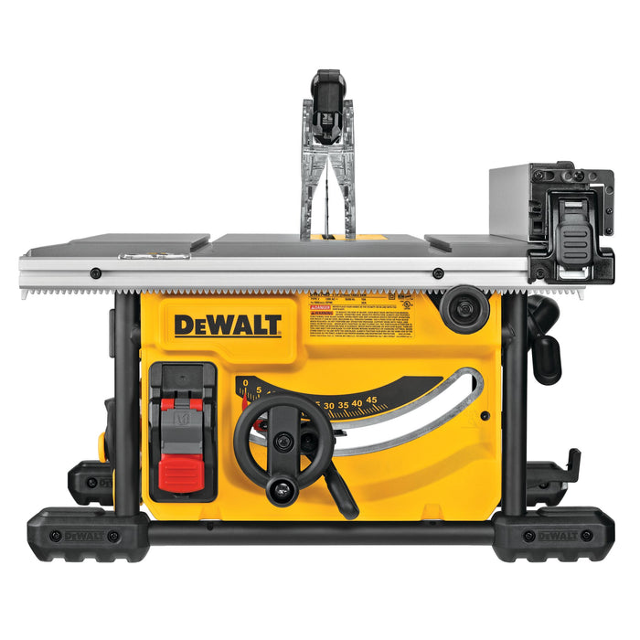 DeWalt 8-1/4" Compact Jobsite Table Saw - 24.5" Rip Capacity