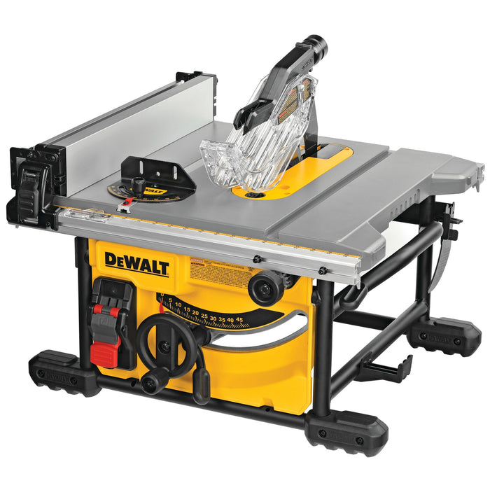 DeWalt 8-1/4" Compact Jobsite Table Saw - 24.5" Rip Capacity