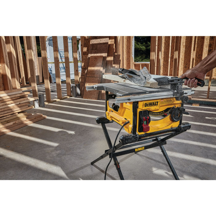 DeWalt 8-1/4" Compact Jobsite Table Saw - 24.5" Rip Capacity