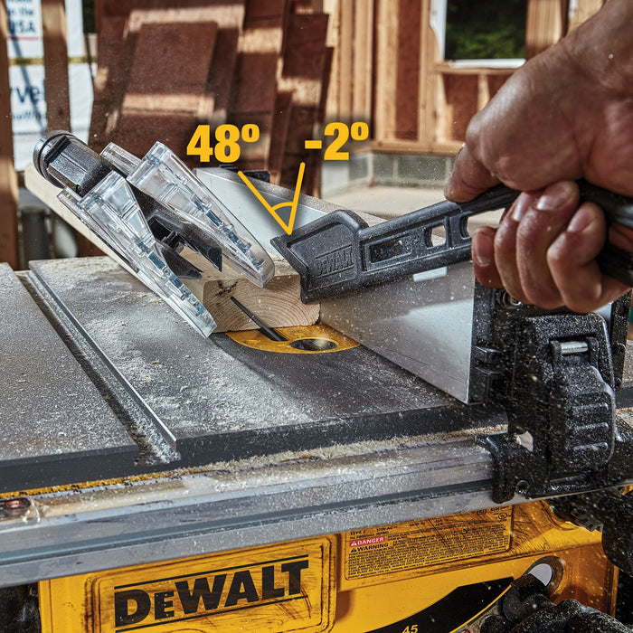 DeWalt 8-1/4" Compact Jobsite Table Saw - 24.5" Rip Capacity