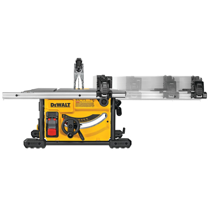 DeWalt 8-1/4" Compact Jobsite Table Saw - 24.5" Rip Capacity