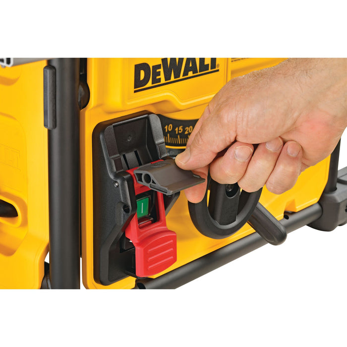 DeWalt 8-1/4" Compact Jobsite Table Saw - 24.5" Rip Capacity