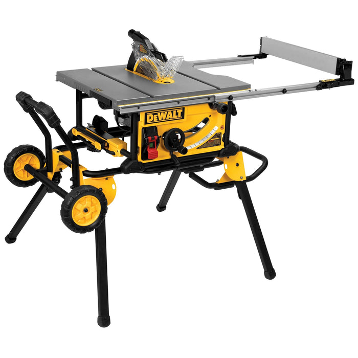 DeWalt 10" Jobsite Table Saw w/ Rolling Stand - 32.5" Rip Capacity