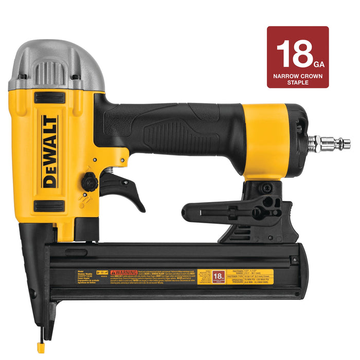 DeWalt 18 Gauge 1/4" Crown 1-1/2" Finishing Stapler