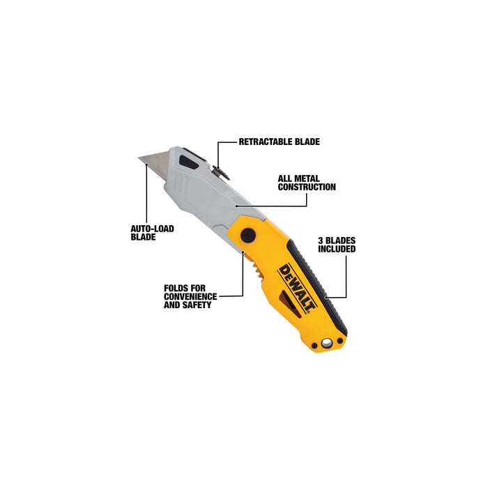 DeWalt Folding Retractable Auto-Load Utility Knife