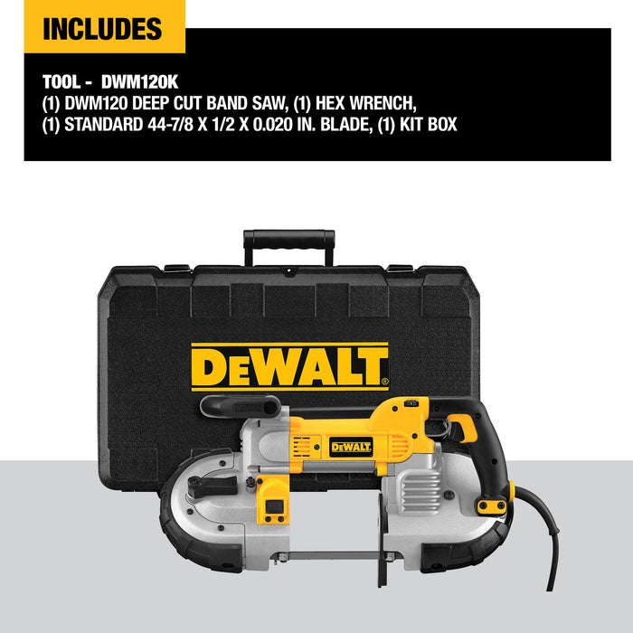 DeWalt 5" Variable Speed Deep Cut Band Saw Kit