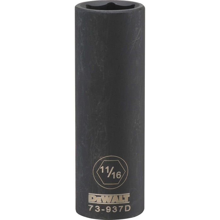 DeWalt 1/2" Drive 6-Point SAE Deep Impact Socket