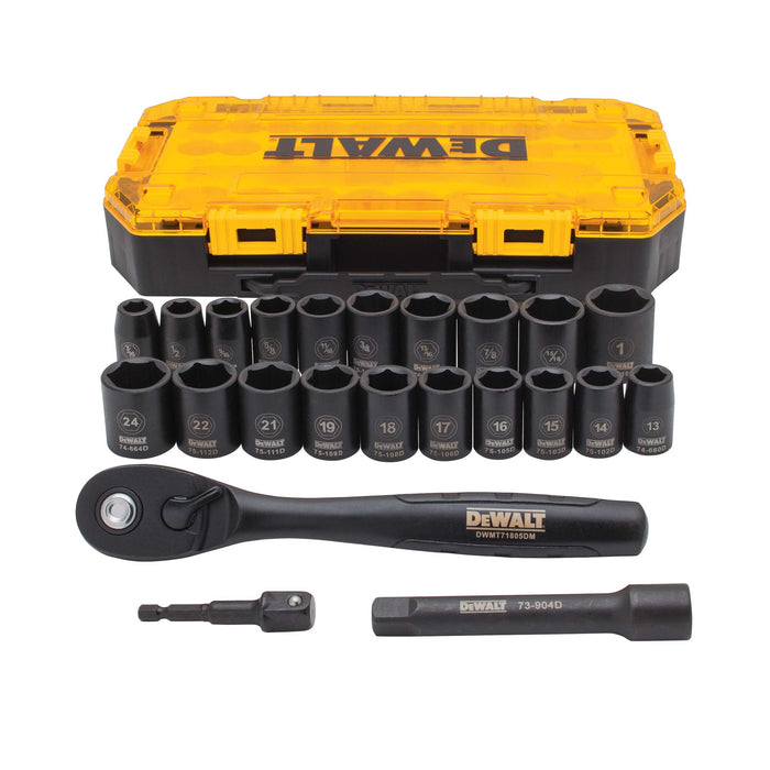 DeWalt 23 pc. 1/2" Drive Impact Socket Set