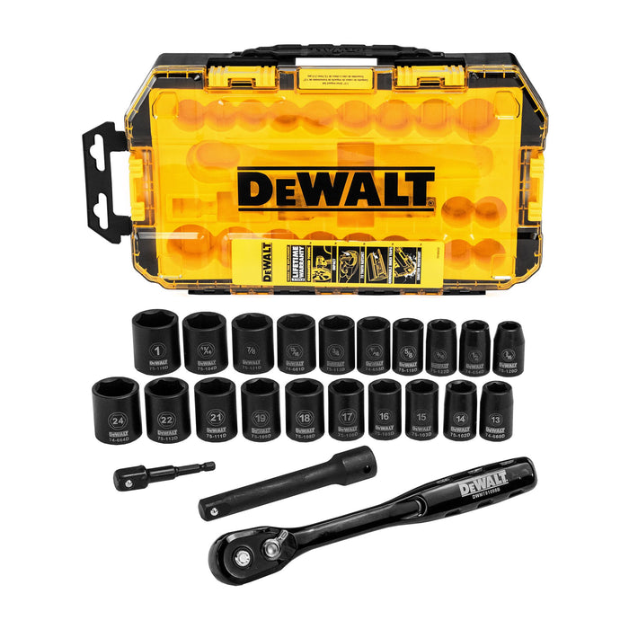 DeWalt 23 pc. 1/2" Drive Impact Socket Set