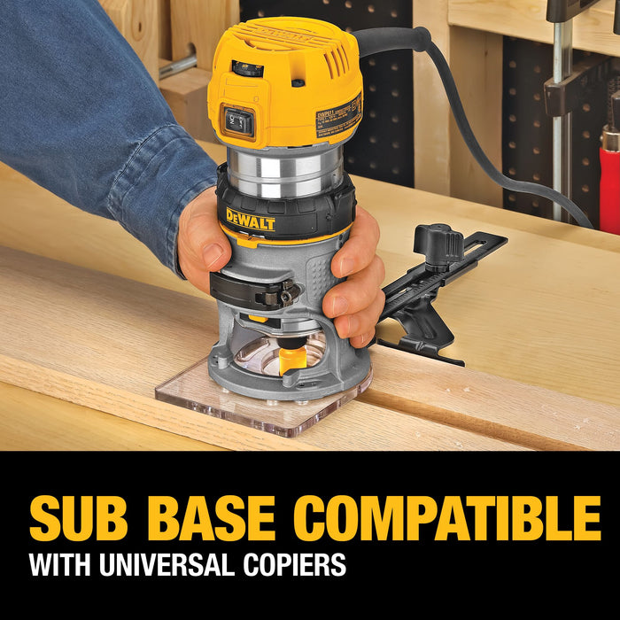 DeWalt 1-1/4 HP MAX Torque Variable Speed Compact Router Combo Kit