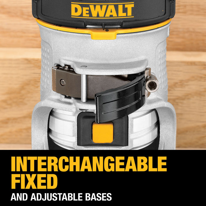 DeWalt 1-1/4 HP MAX Torque Variable Speed Compact Router Combo Kit