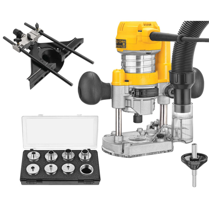 DeWalt 1-1/4 HP MAX Torque Variable Speed Compact Router Combo Kit