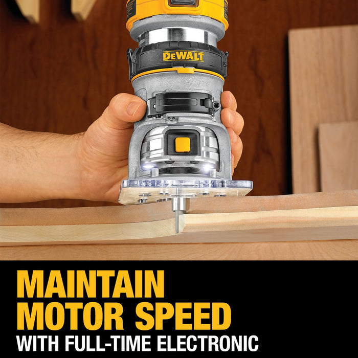 DeWalt 1-1/4 HP MAX Torque Variable Speed Compact Router