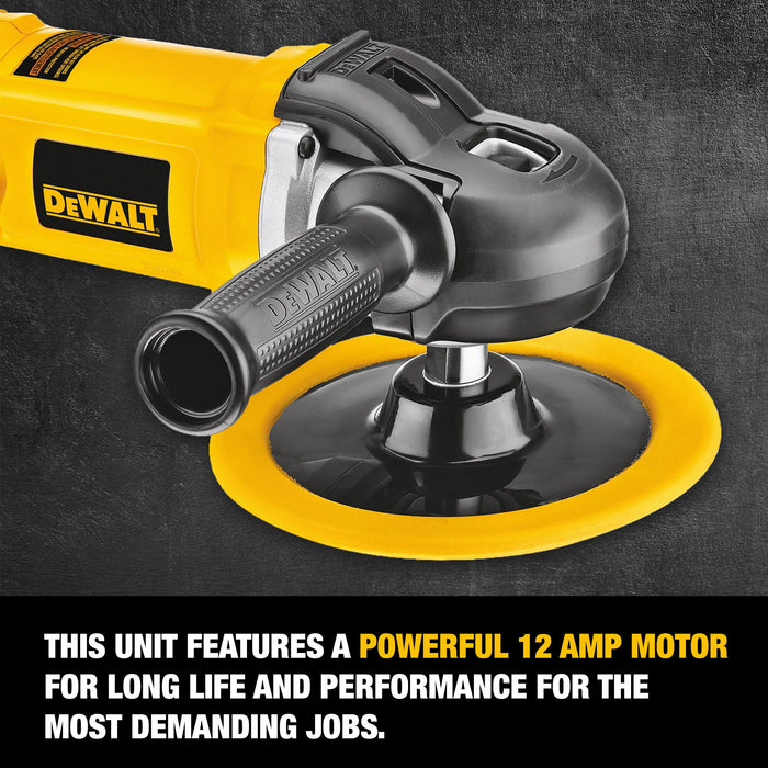 DeWalt 7" - 9" Fully Featured Variable Speed Polisher w/ Soft Start