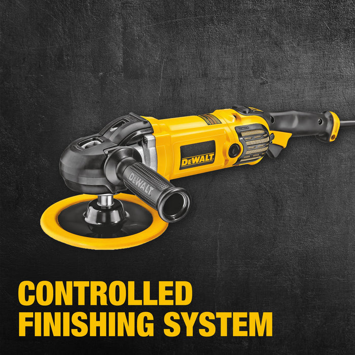 DeWalt 7" - 9" Fully Featured Variable Speed Polisher w/ Soft Start