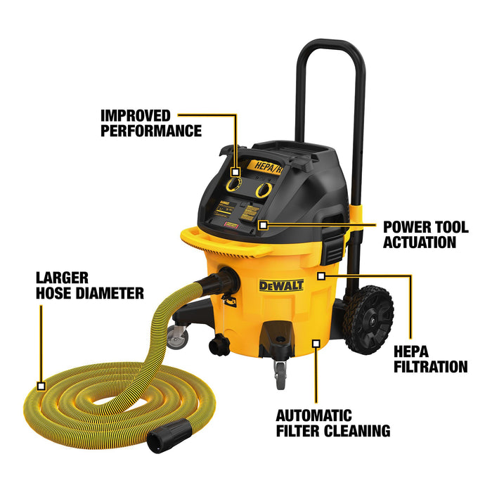 DeWalt 10 Gallon HEPA Dust Extractor Vacuum w/ Auto Filter Clean