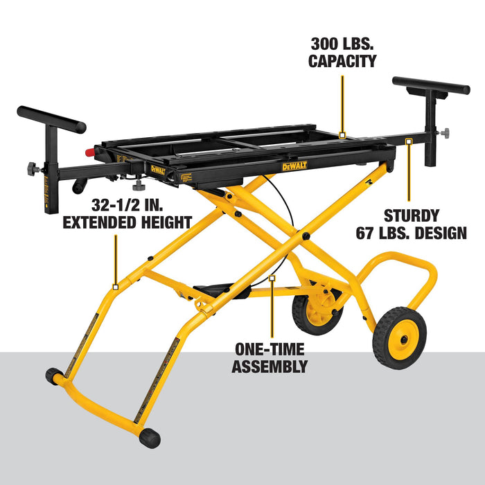 DeWalt Heavy Duty Rolling Mitre Saw Stand