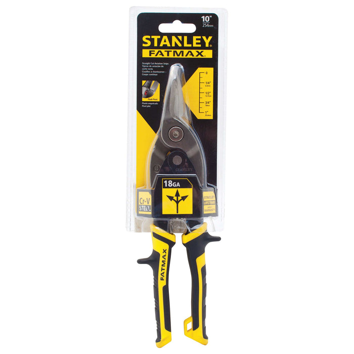 Stanley FatMax Yellow Straight Tin Snips