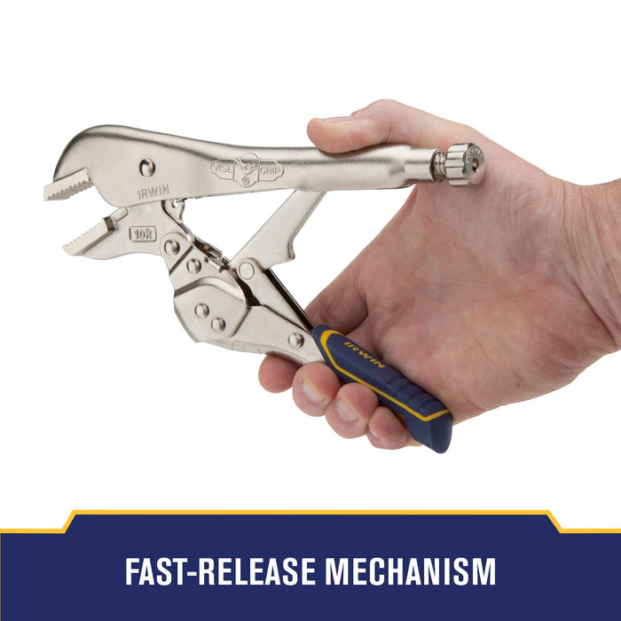 Irwin Vise-Grip Fast Release 10" Straight Jaw Locking Pliers