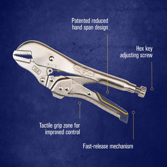 Irwin Vise-Grip Fast Release 10" Straight Jaw Locking Pliers